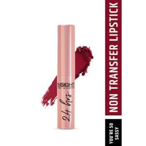 INSIGHT COSMETICS 24 HRS NON TRANSFER MATTE LIPSTICK (LL-03)-BLOOD HOUND (09) 3 gm