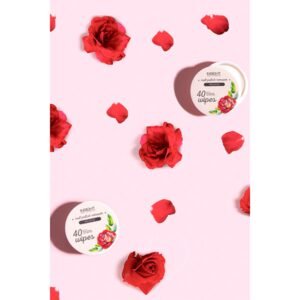 Insight Cosmetics Nail Polish Remover Wipes - Red Rose 25ml